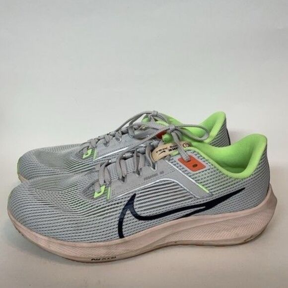 Nike Air Zoom Pegasus 43 Photon Dust Obsidian Running Sneakers Women Size 11 - Picture 14 of 14